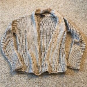 Theory Women’s Cozy Beige Knit Sweater Size P